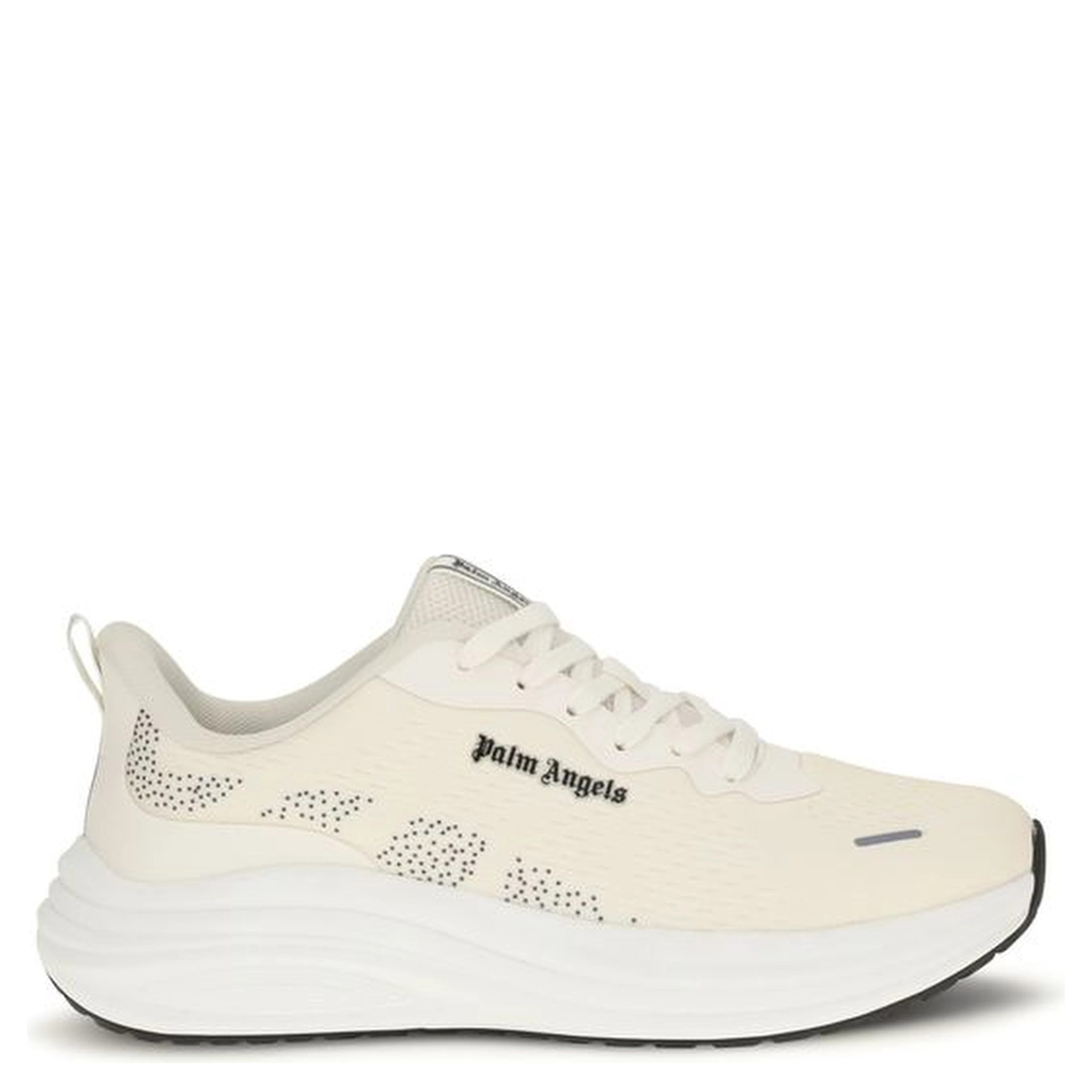 Beige Fabric Low Top Sneakers