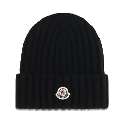 Black Wool Oves Aries Beanie