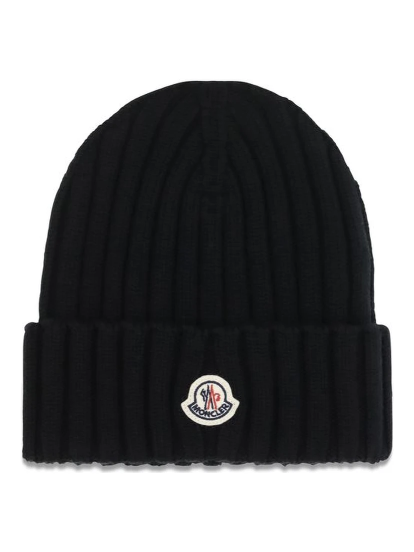 Black Wool Oves Aries Beanie