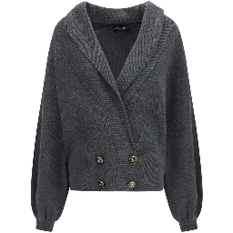 Gray Wool Oves Aries Cardigan
