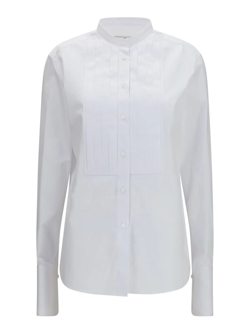 White Cotton Dress Shirt