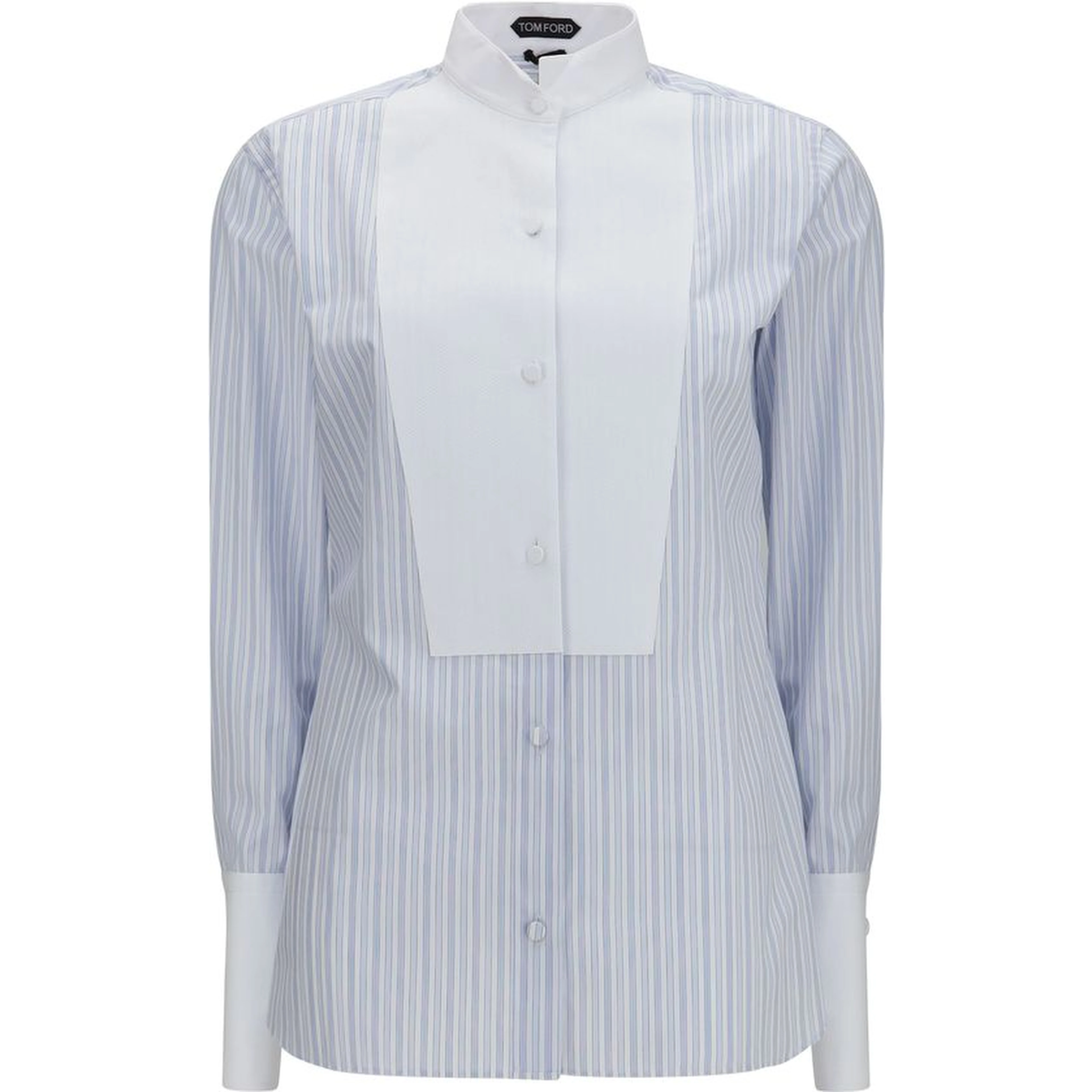Blue Cotton Pattern Shirt