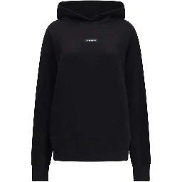 Black Cotton Sweatshirt