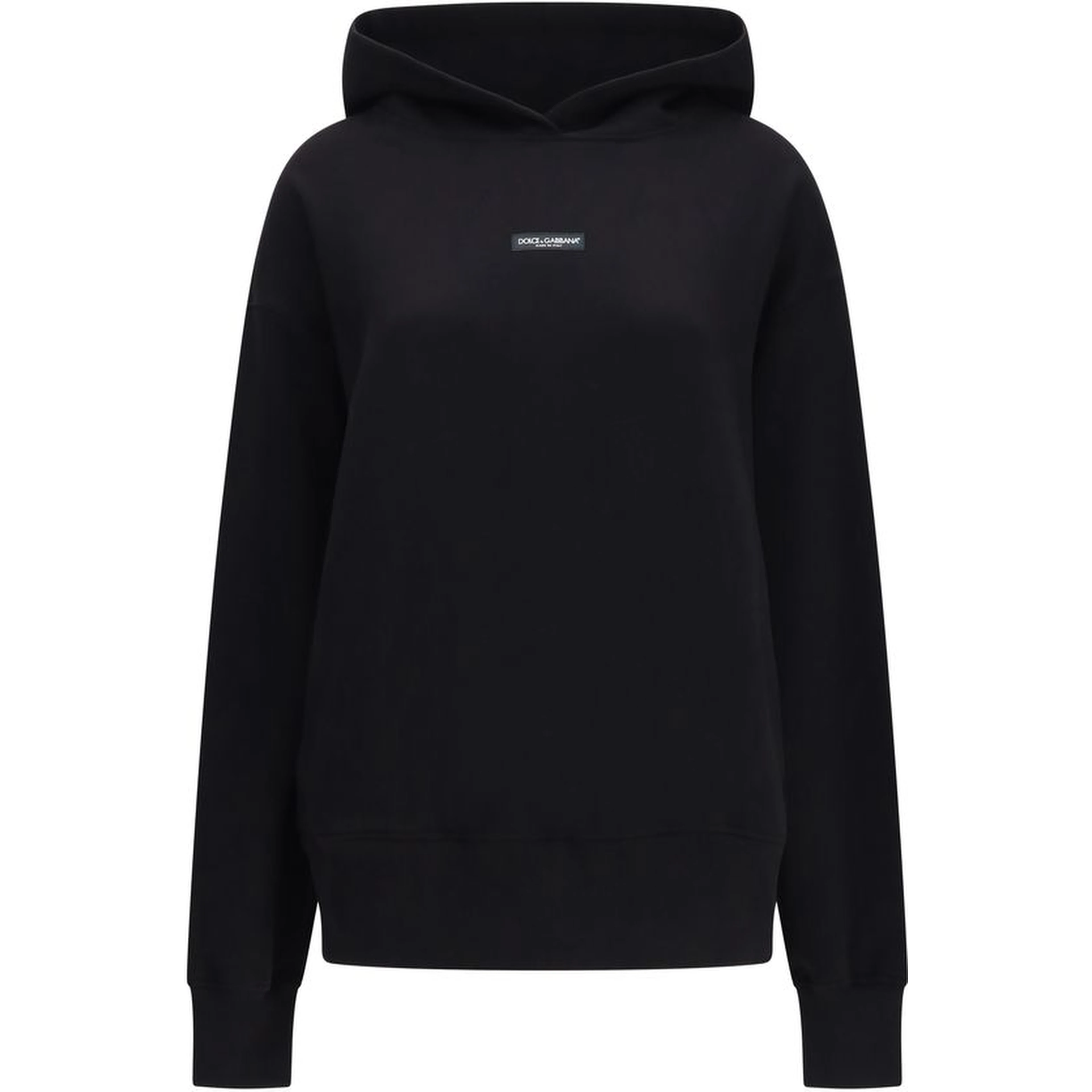 Black Cotton Sweatshirt