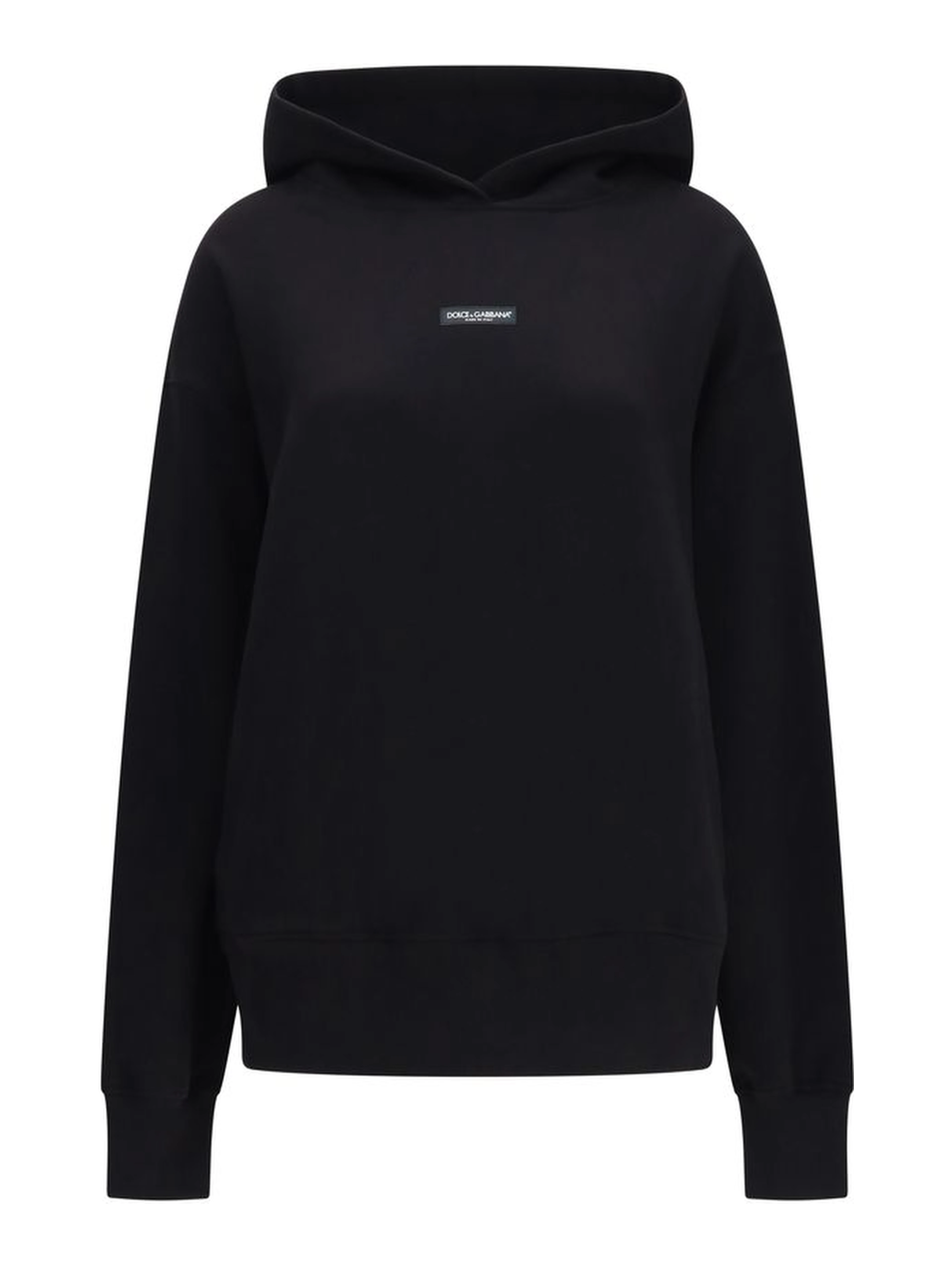 Black Cotton Sweatshirt