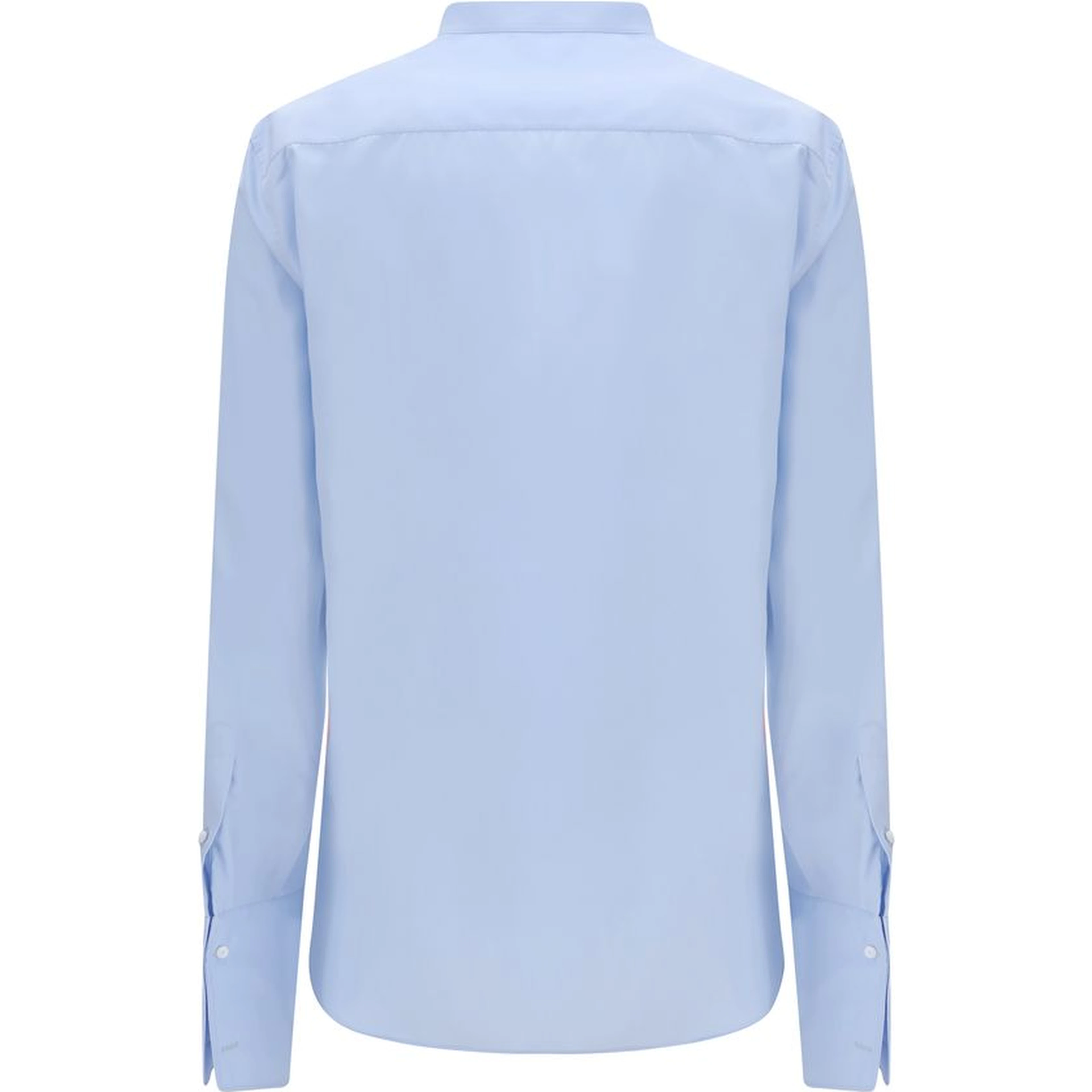 Blue Cotton Dress Shirt