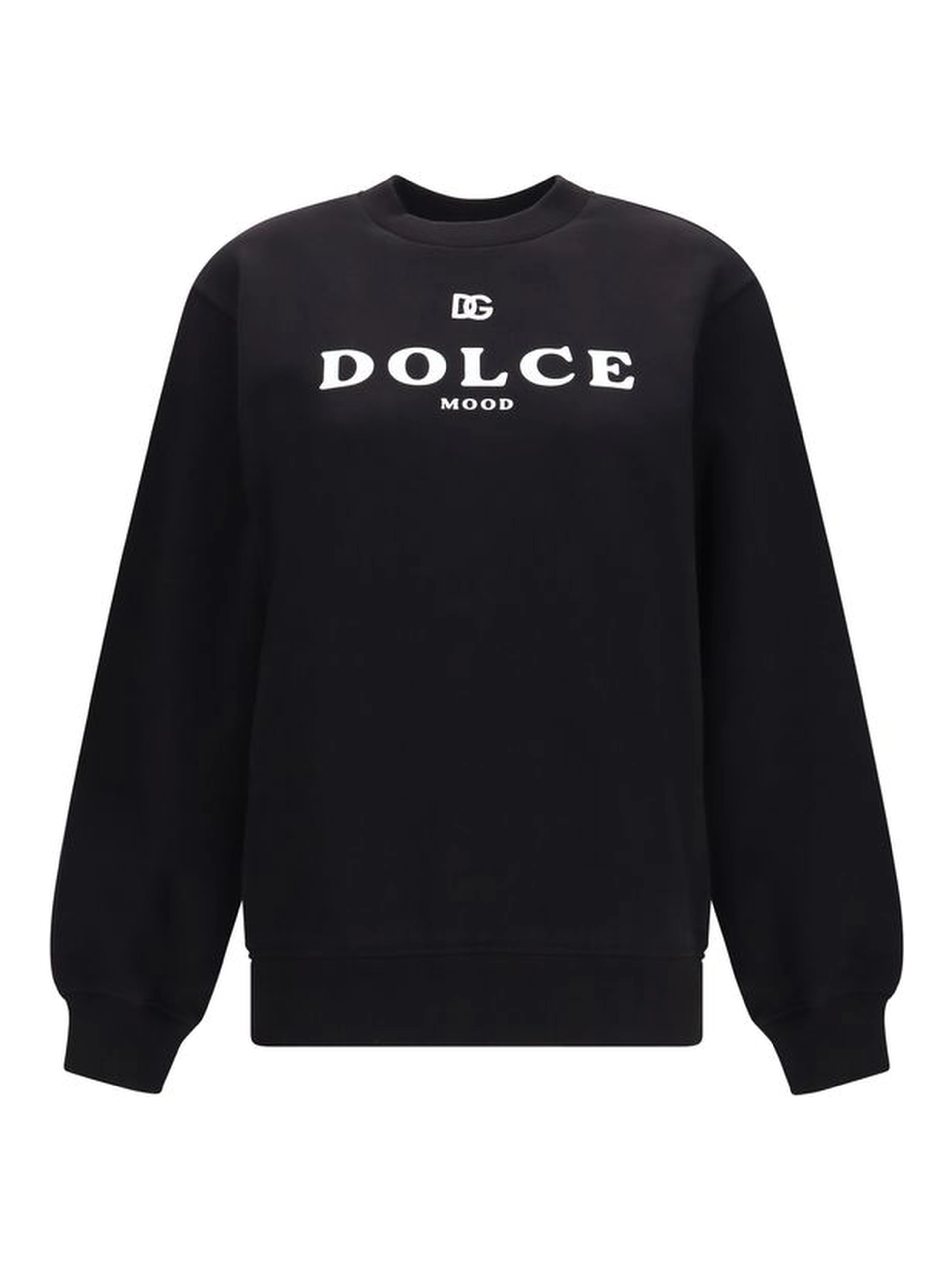 Black Cotton Sweatshirt