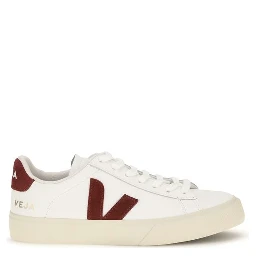 White Calf Leather Bos Taurus Low Top Sneakers