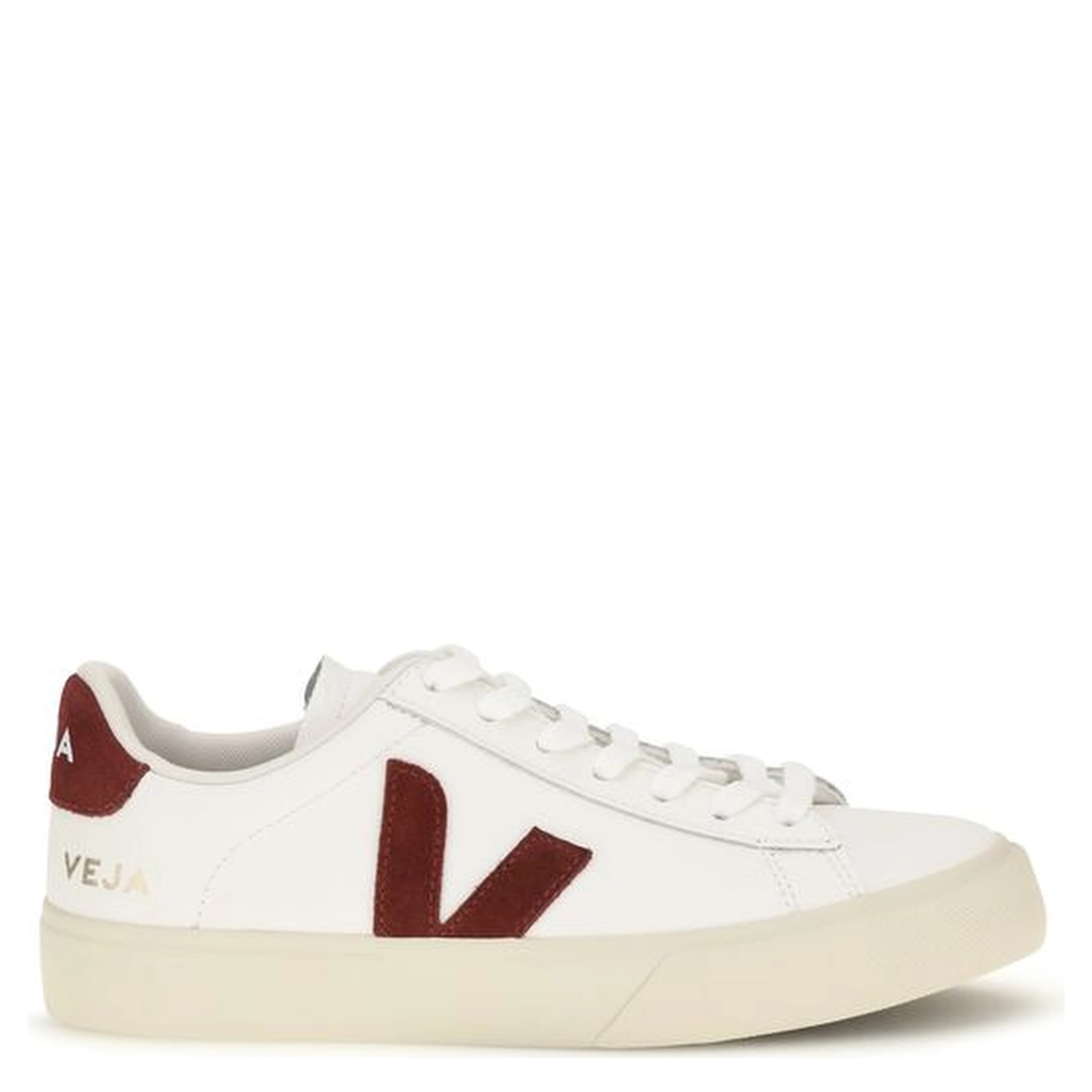 White Calf Leather Bos Taurus Low Top Sneakers
