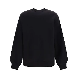 Black Cotton Sweatshirt
