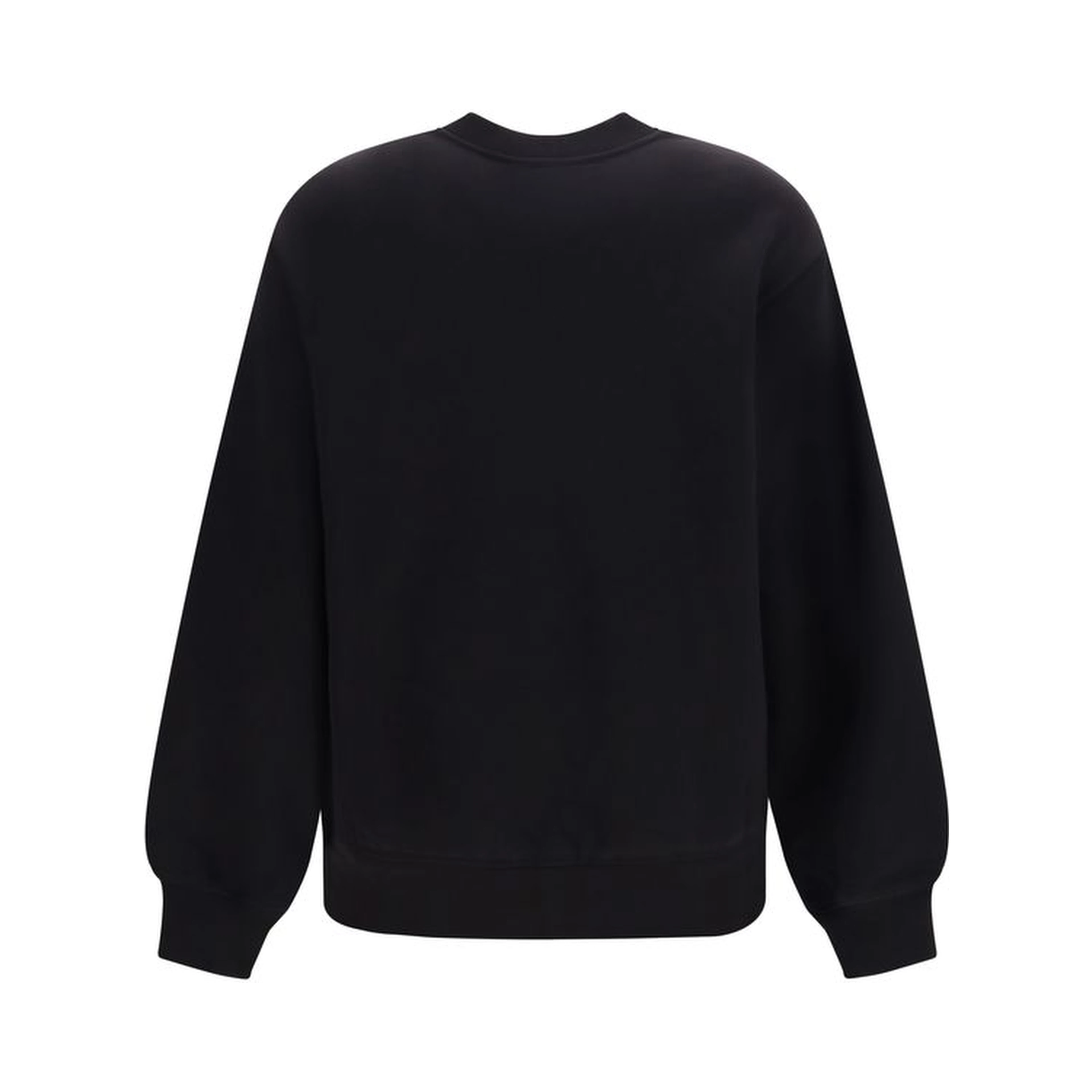Black Cotton Sweatshirt