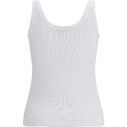 White Cotton Tank Tops