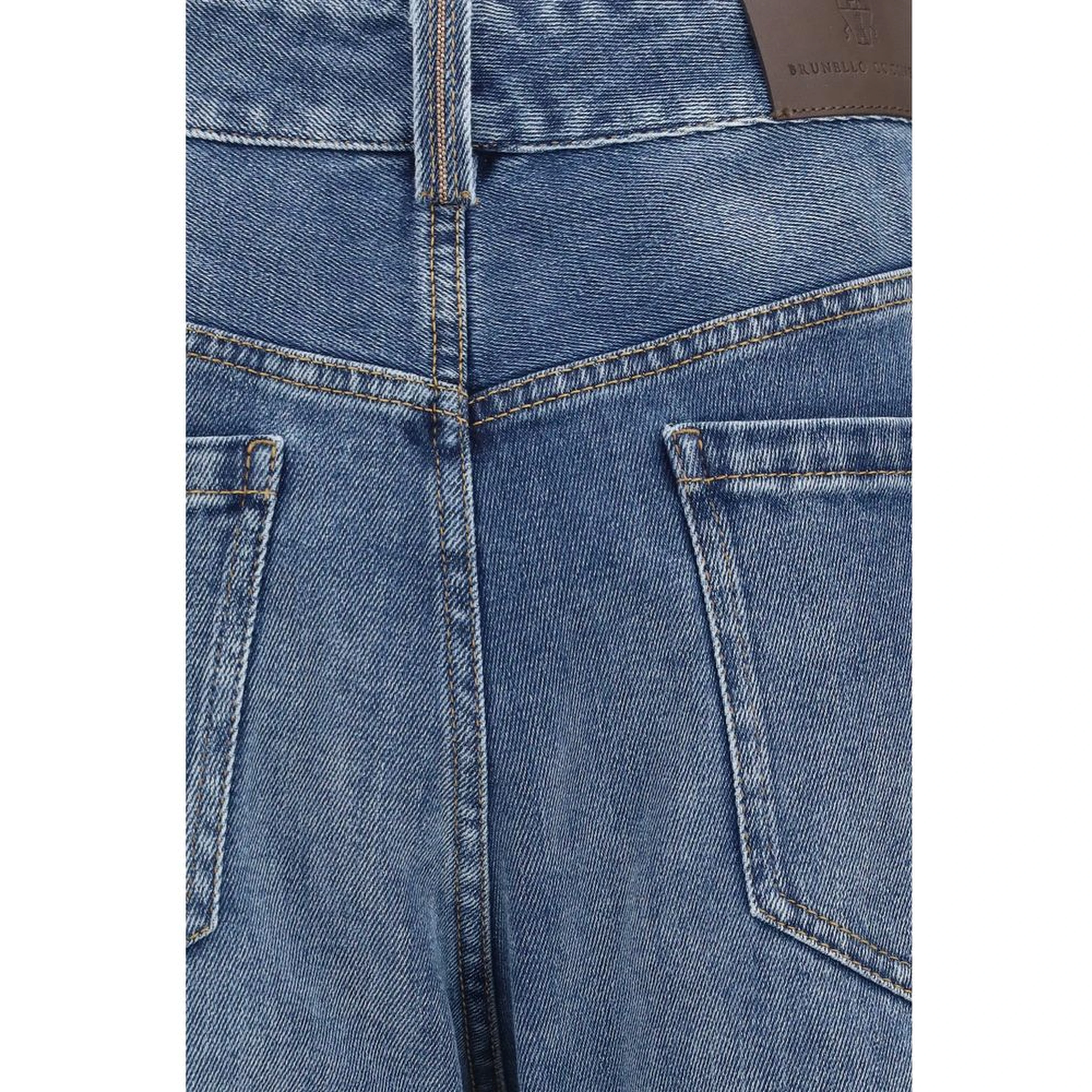 Blue Cotton Relaxed Fit Jeans