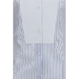 Blue Cotton Pattern Shirt