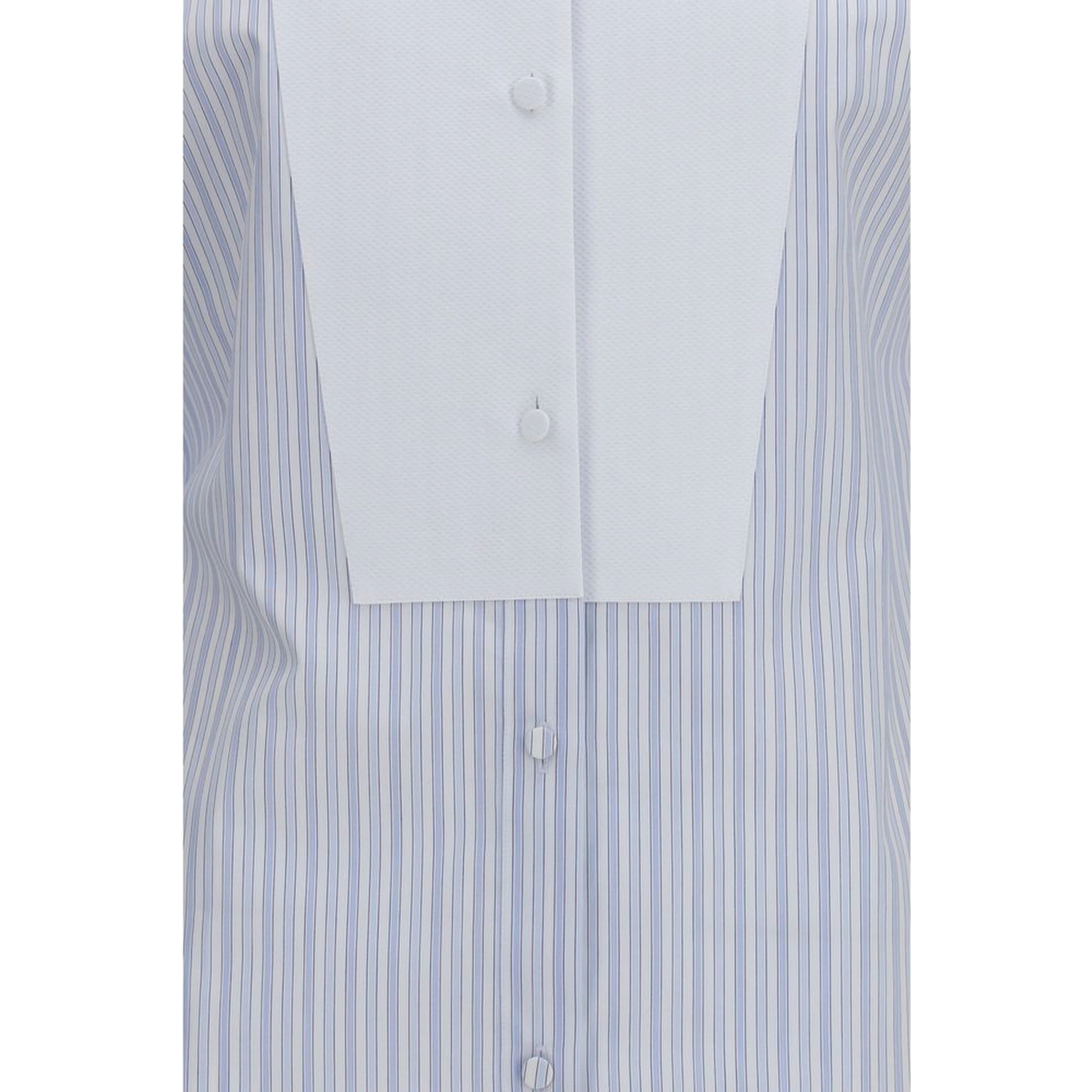 Blue Cotton Pattern Shirt