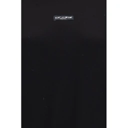 Black Cotton Sweatshirt