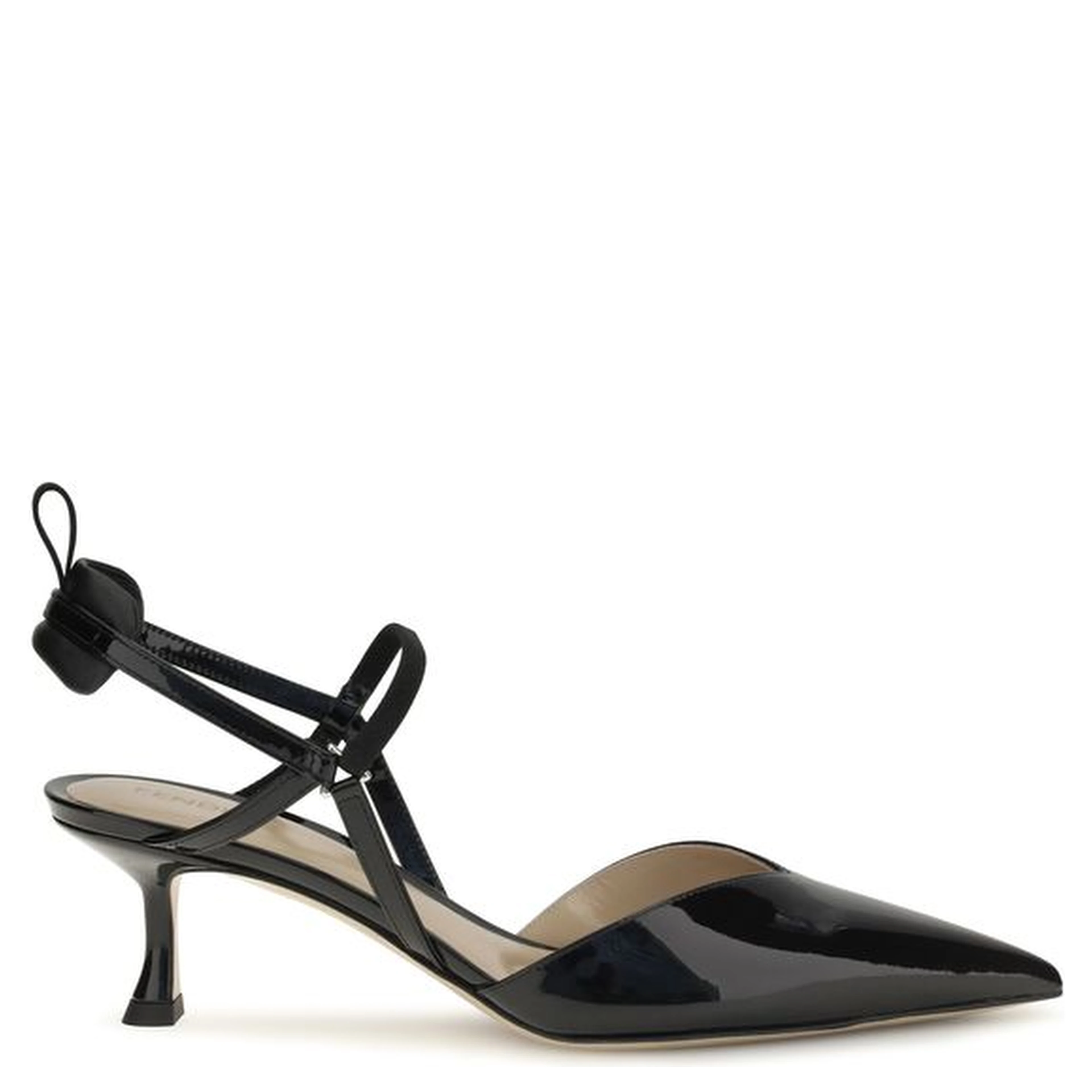 Black Calf Leather Bos Taurus High Heel Pumps