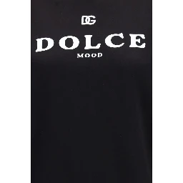 Black Cotton Sweatshirt