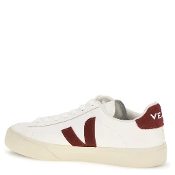 White Calf Leather Bos Taurus Low Top Sneakers