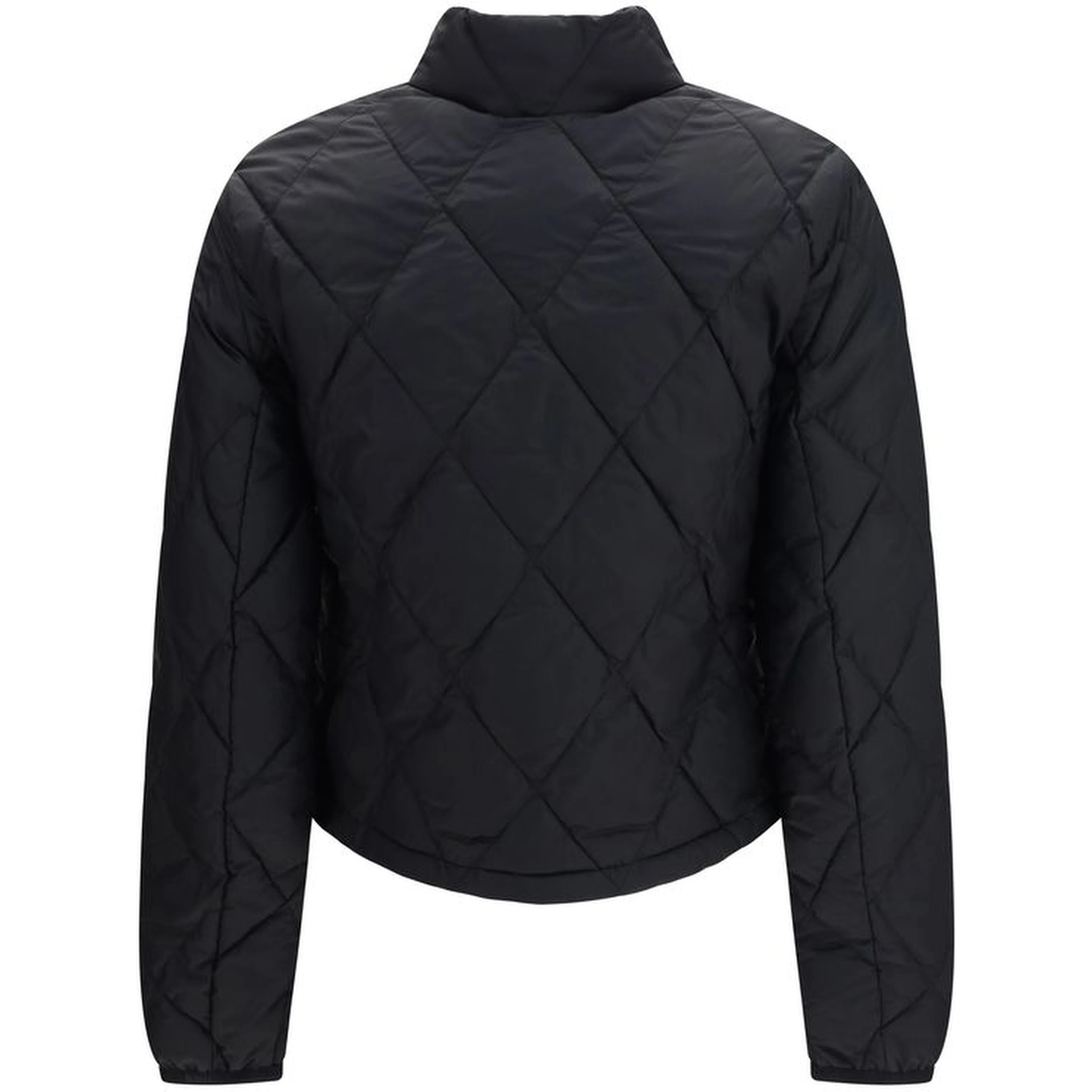 Black Polyamide Full-Length Jacket