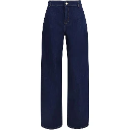 Blue Cotton Jeans Denim