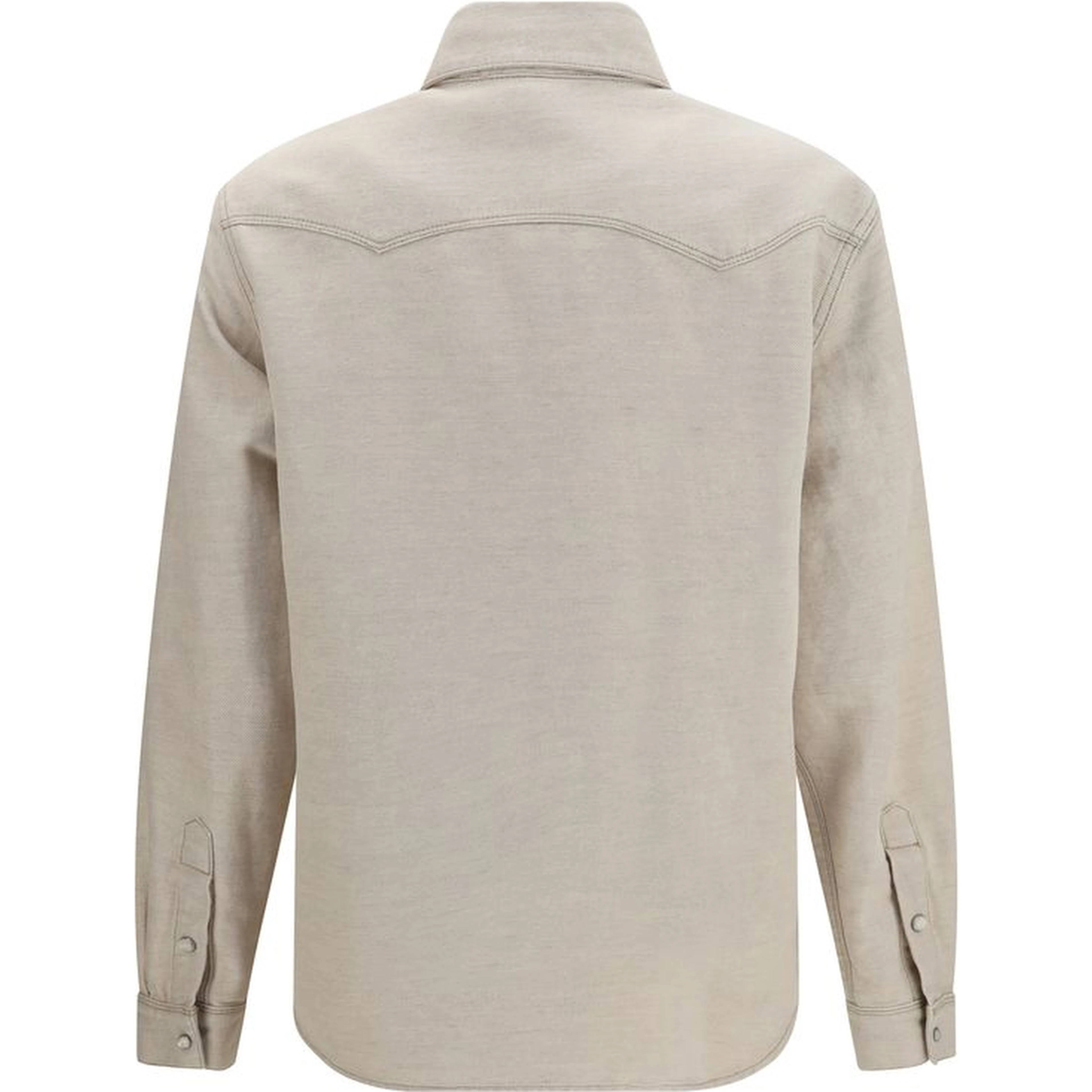 Beige Denim Shirt