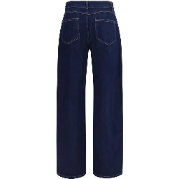 Blue Cotton Jeans Denim