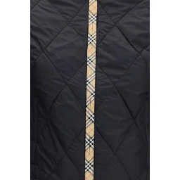 Black Polyamide Full-Length Jacket