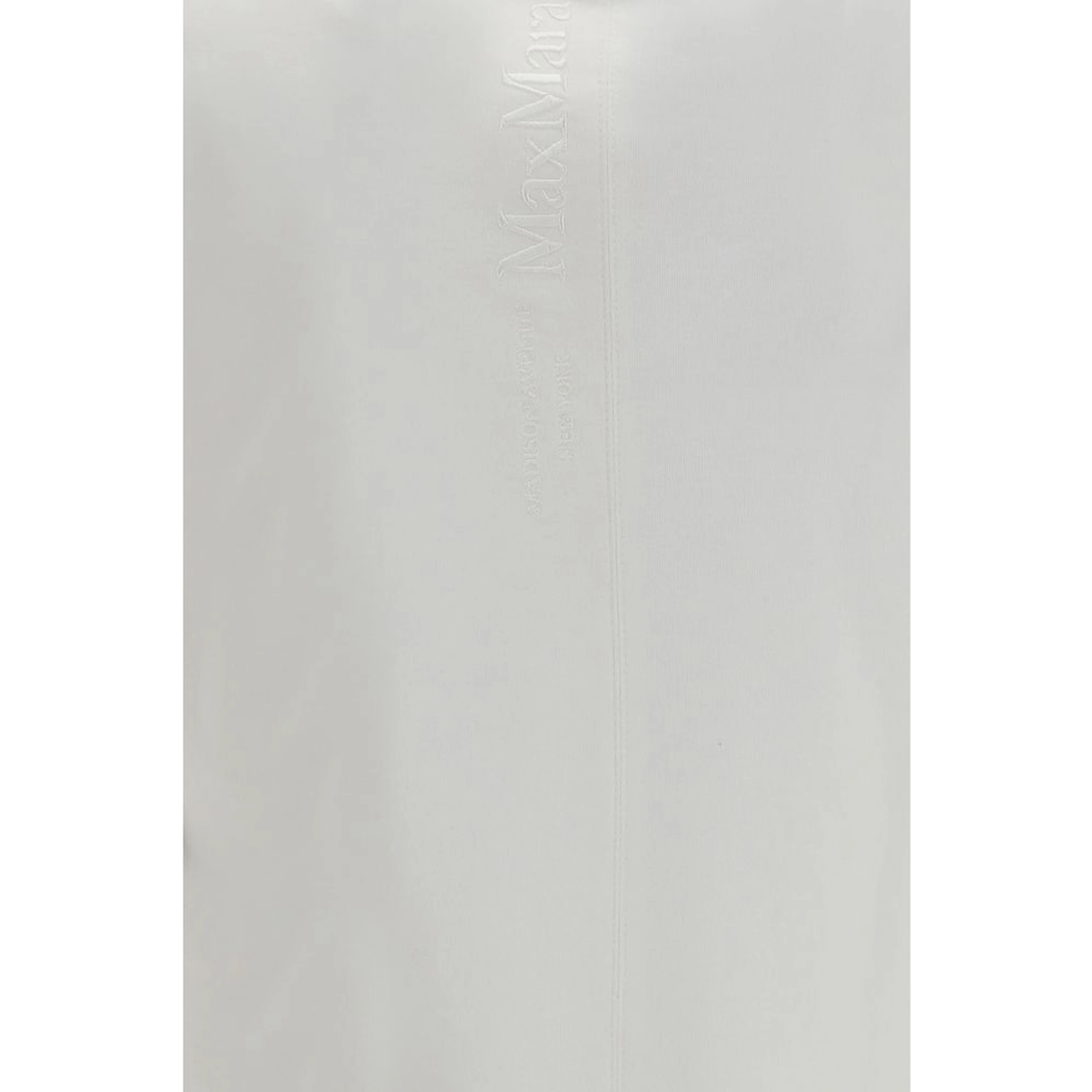 White Cotton Long Sleeve T-Shirt
