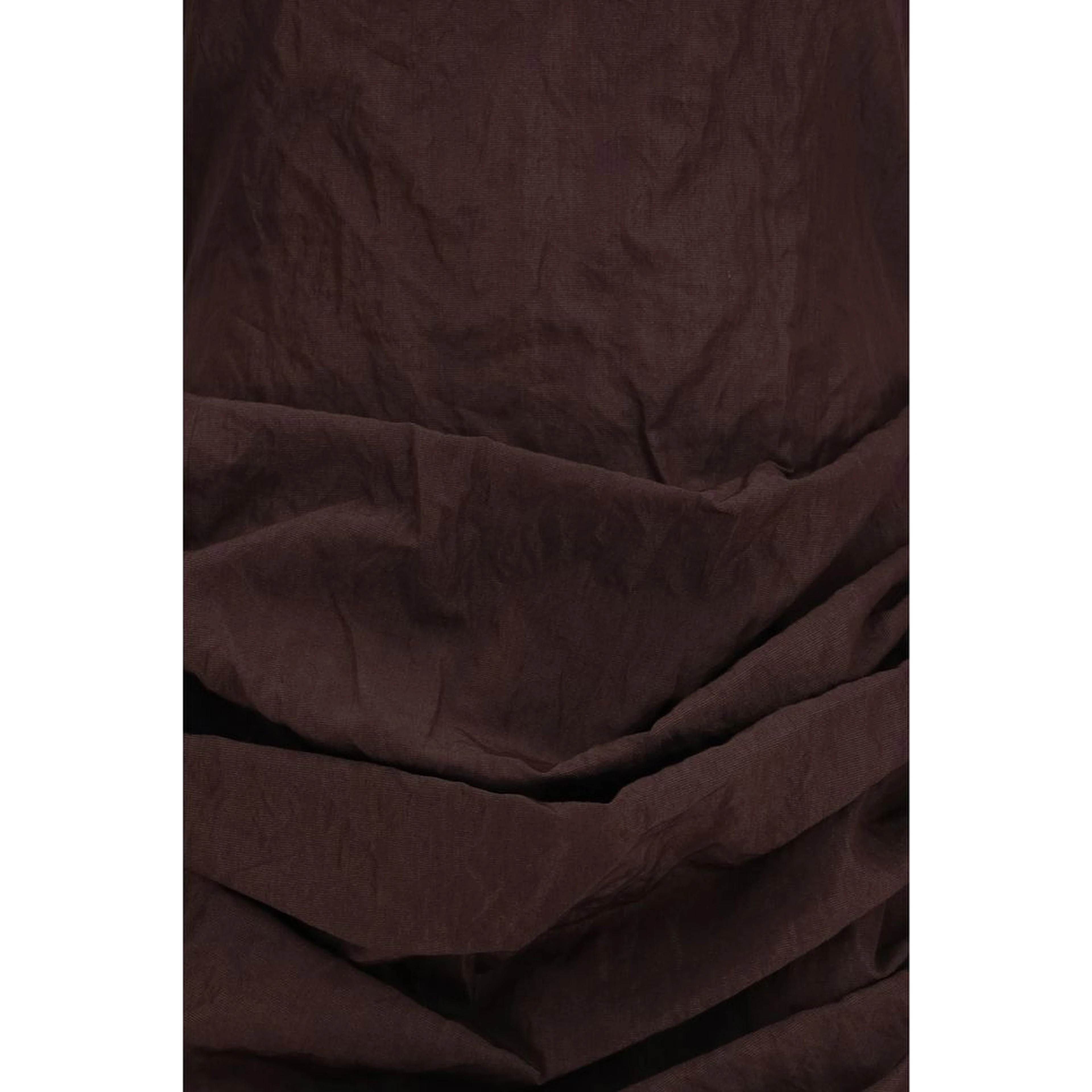 Brown Cotton Casual Dress