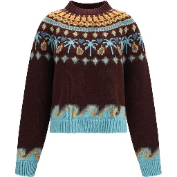 Bordeaux Wool Oves Aries Sweatshirt