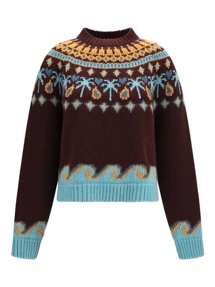 Bordeaux Wool Oves Aries Sweatshirt