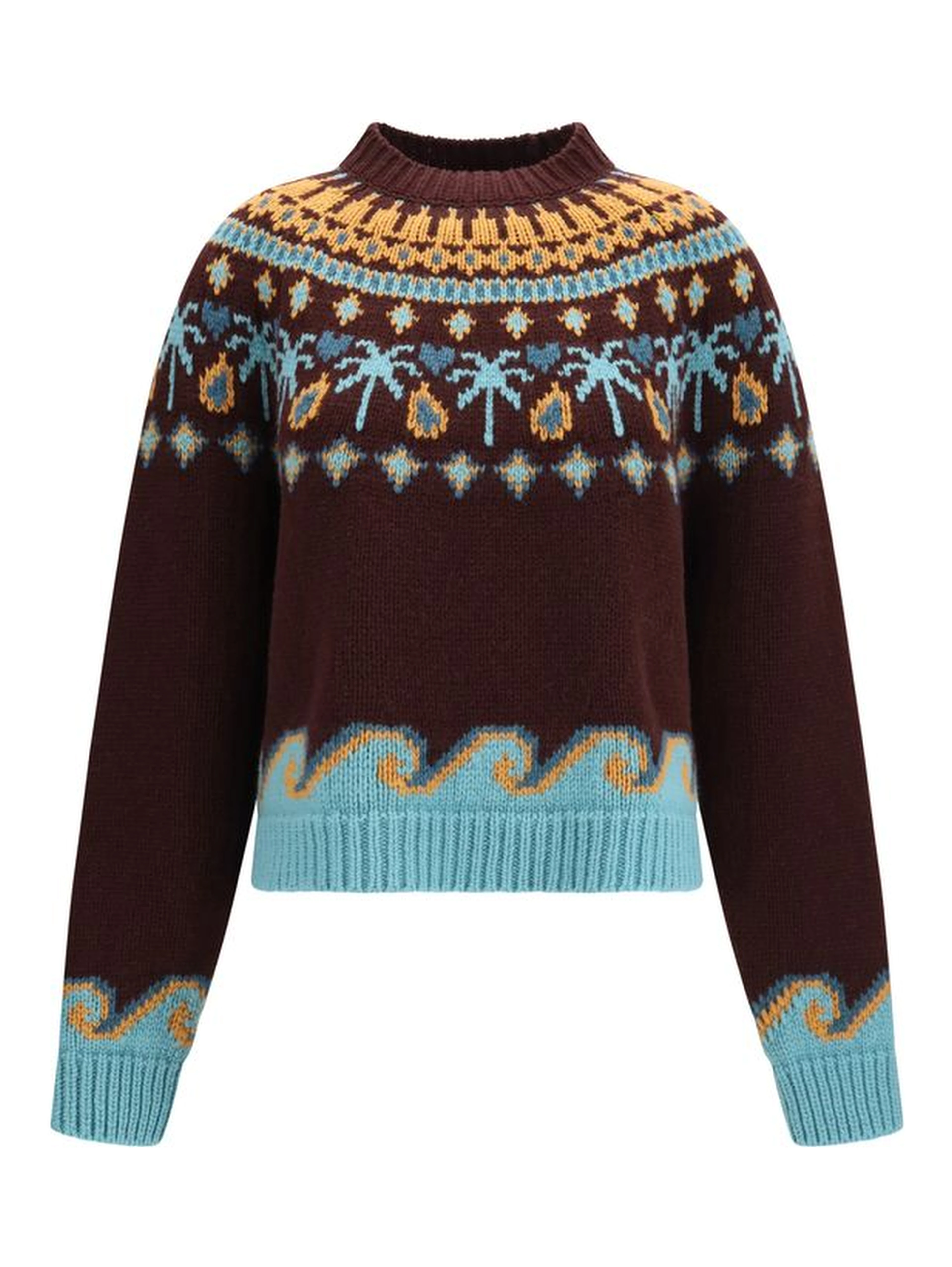 Bordeaux Wool Oves Aries Sweatshirt