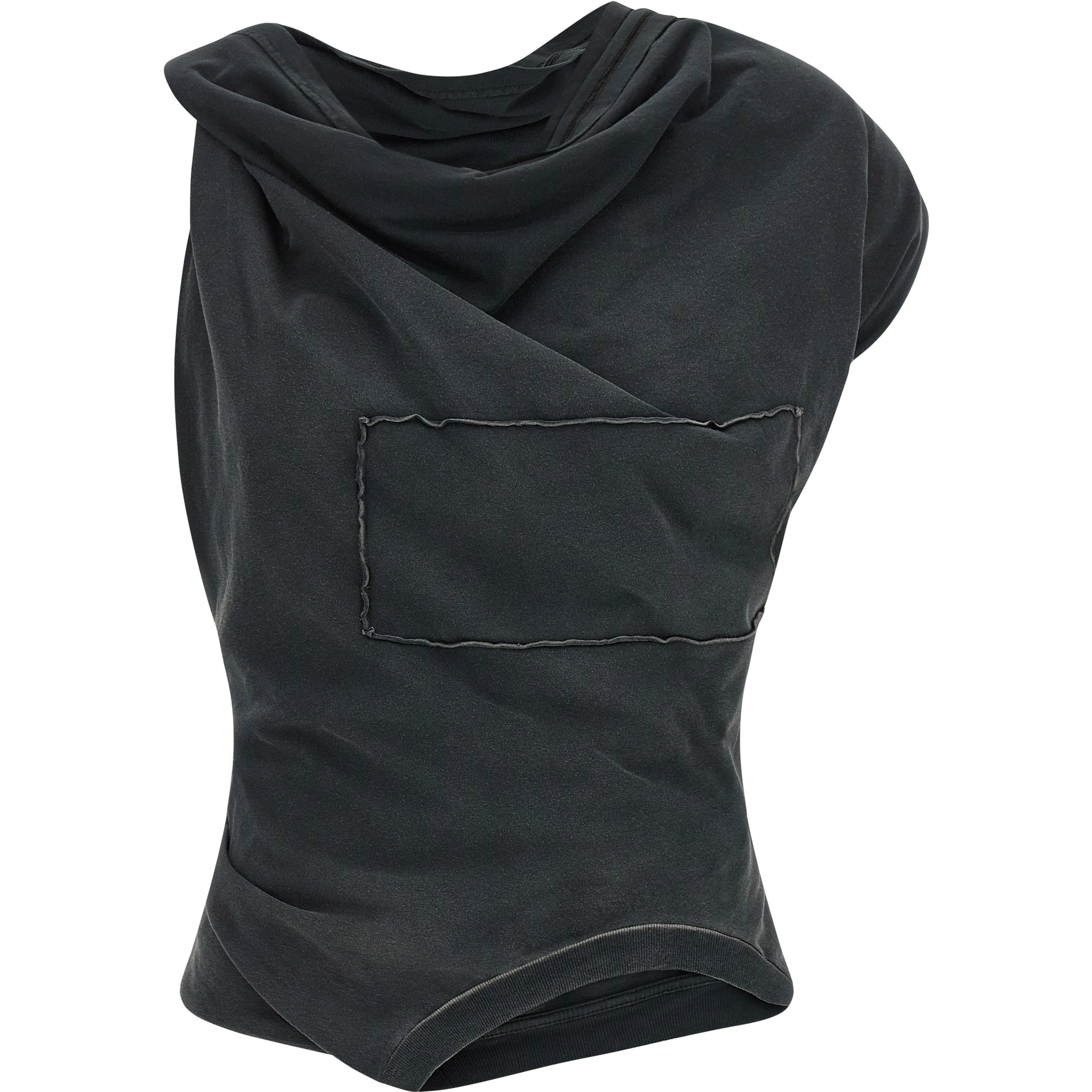 Gray Cotton Blouse