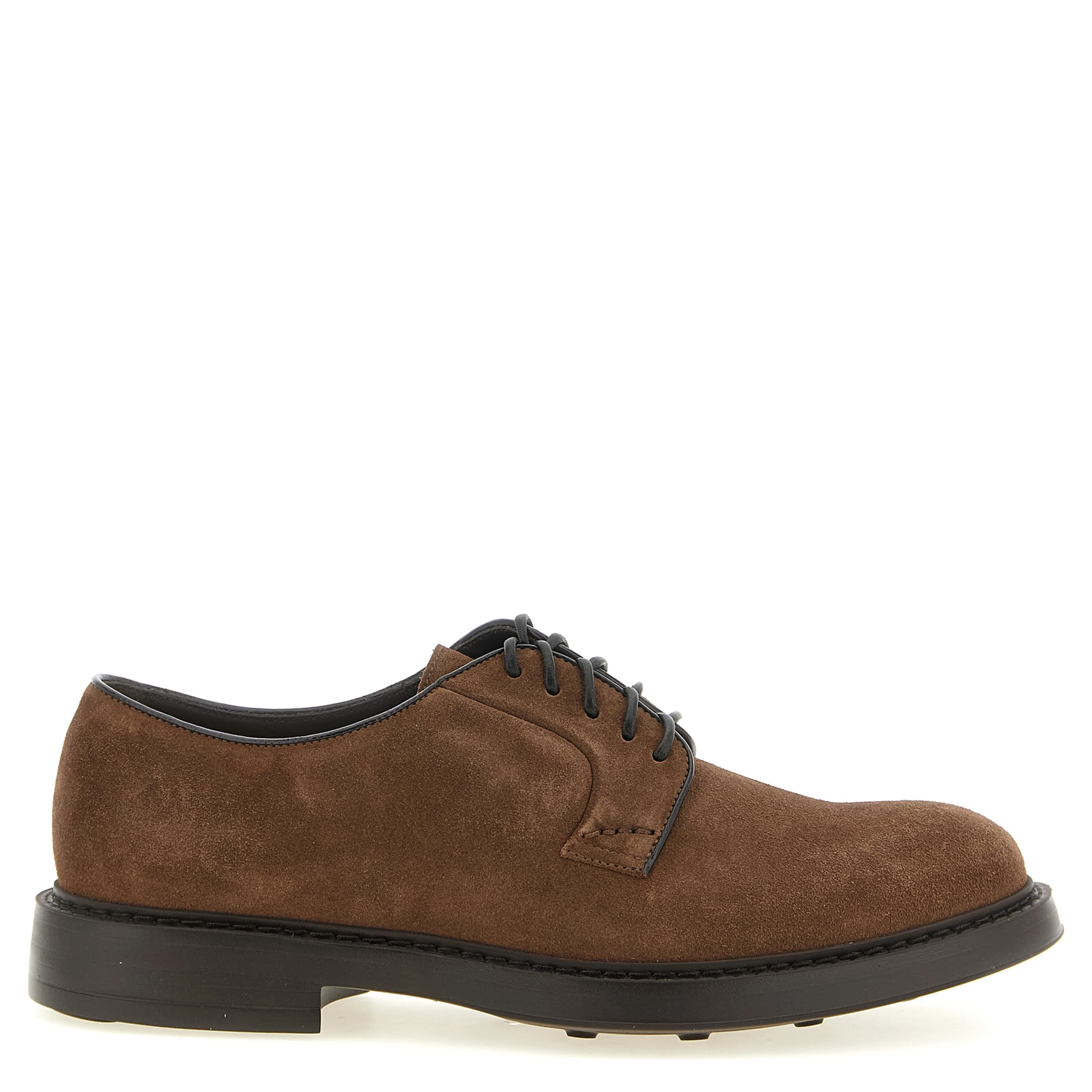 Brown Lamb Leather Oxfords And Derbies