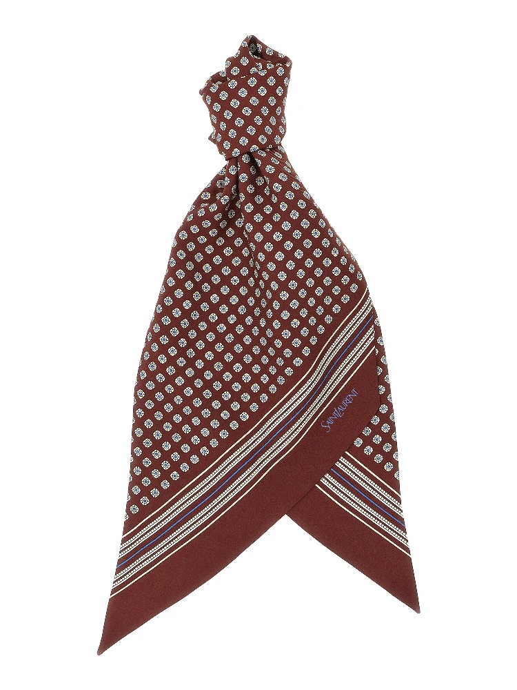 Bordeaux Silk Foulard