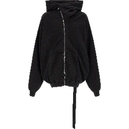 Black Cotton Sweatshirt