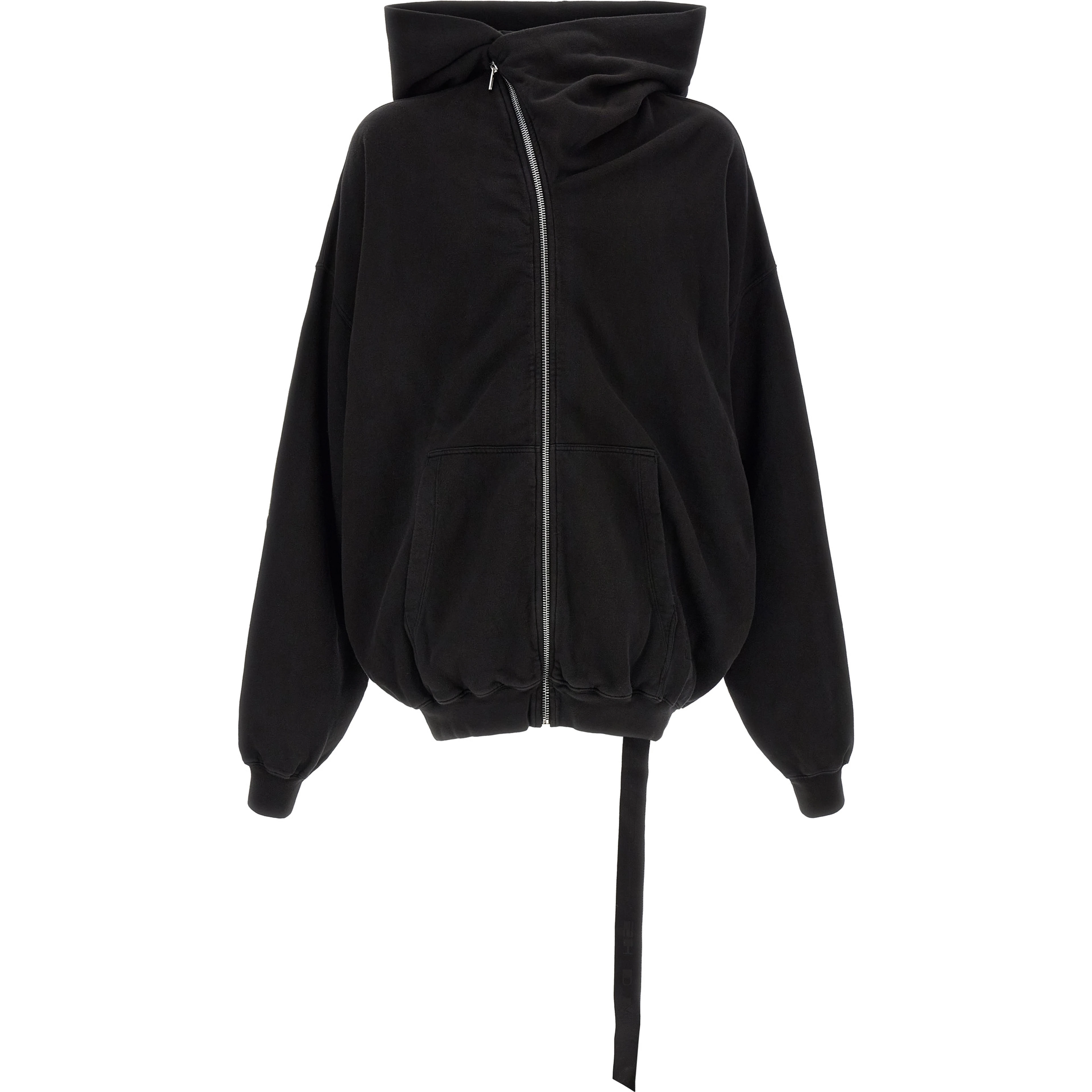 Black Cotton Sweatshirt