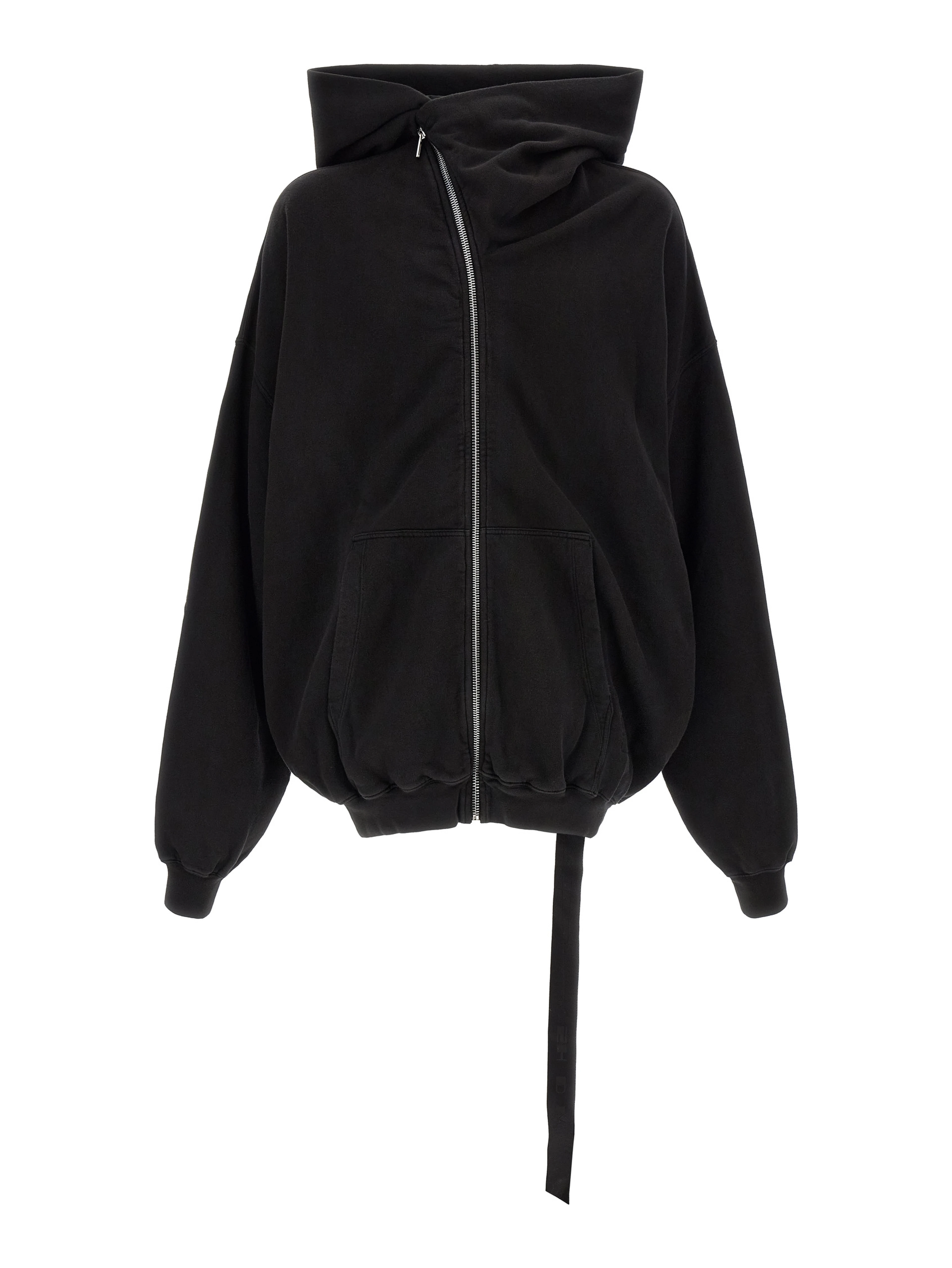 Black Cotton Sweatshirt