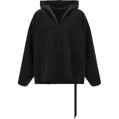 Black Cotton Sweatshirt