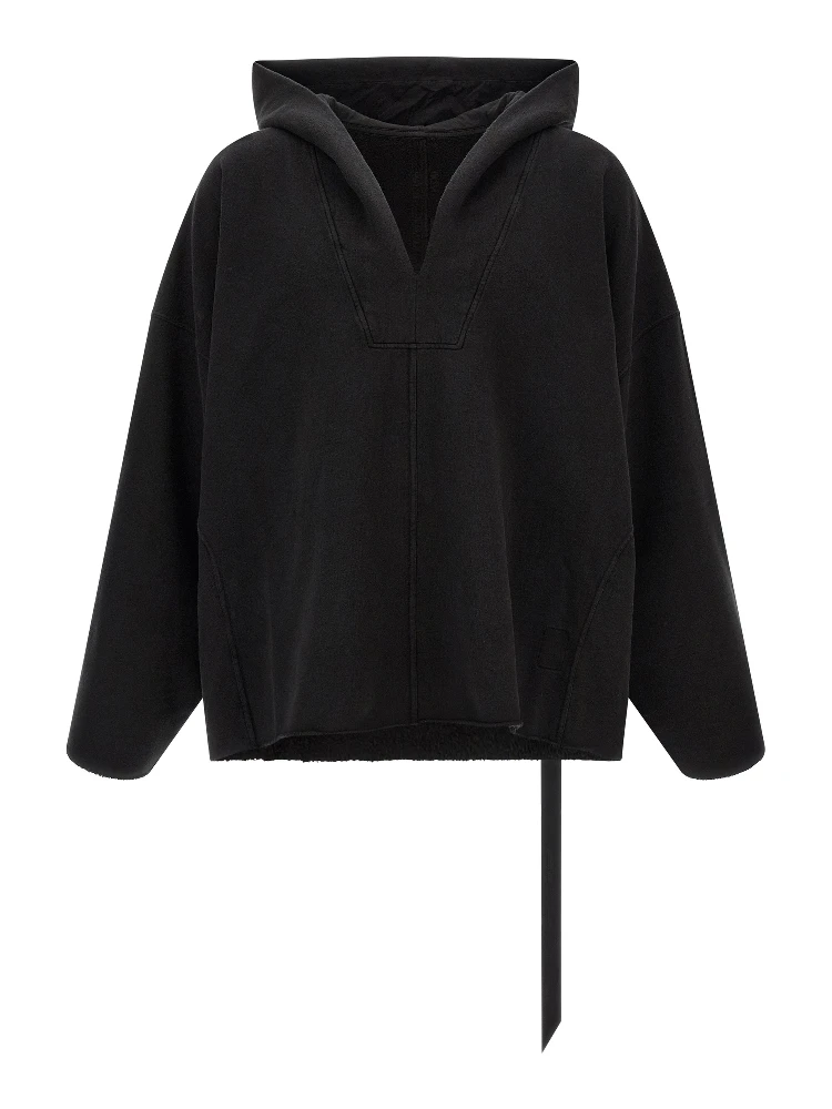 Black Cotton Sweatshirt