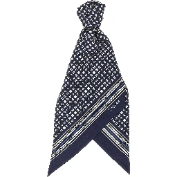 Blue Silk Foulard