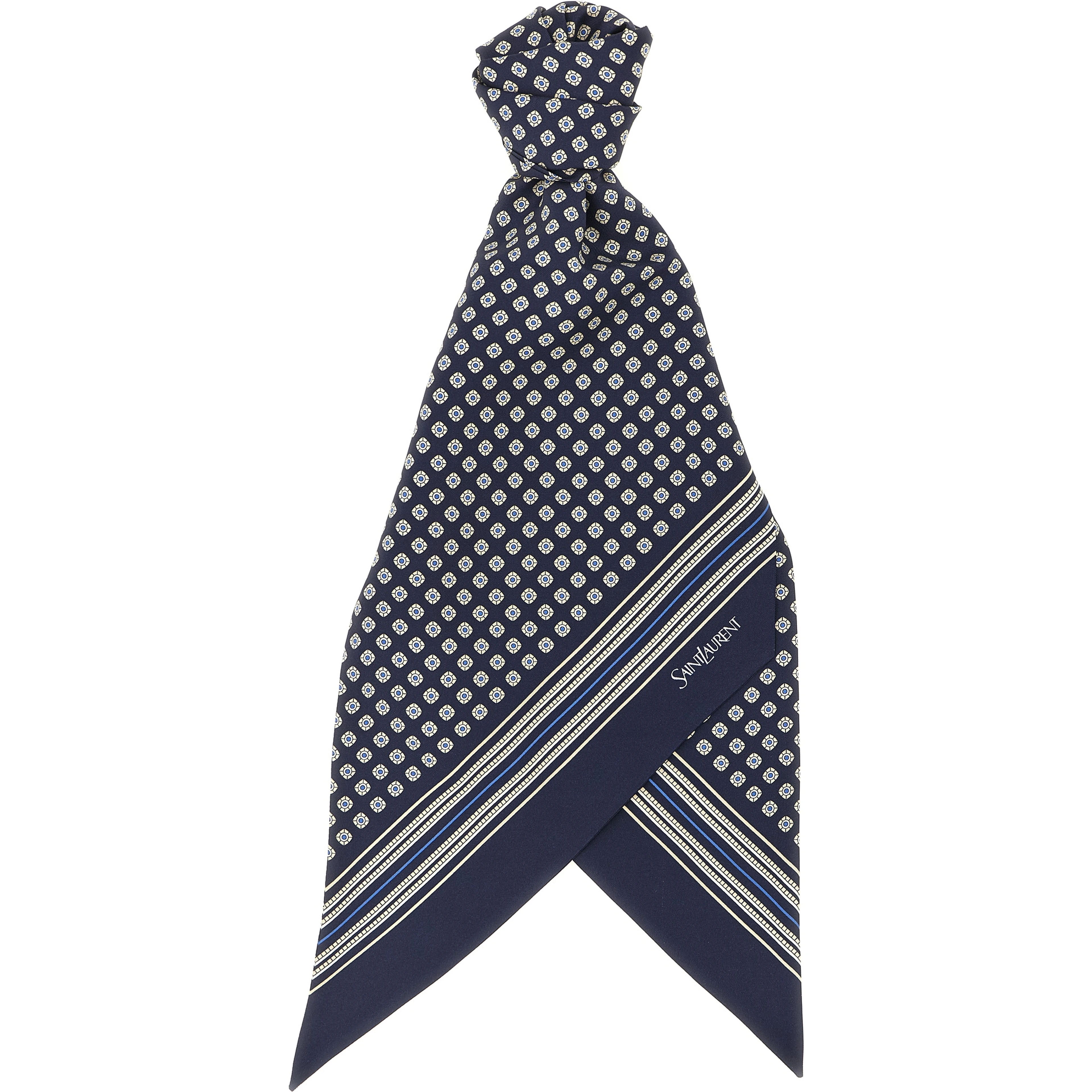 Blue Silk Foulard