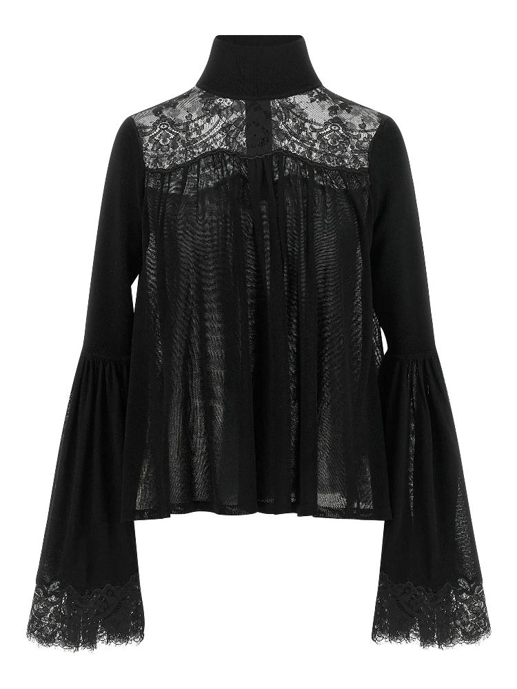 Black Lyocell Blouse