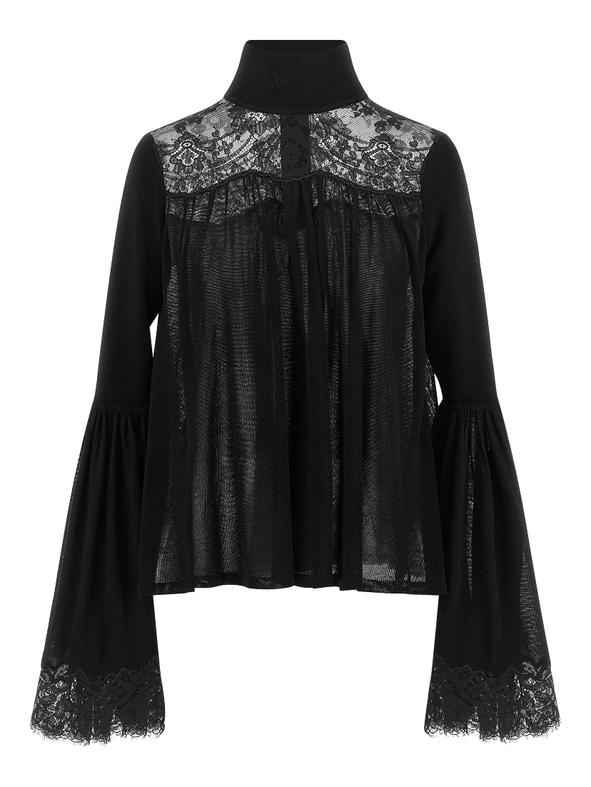 Black Lyocell Blouse