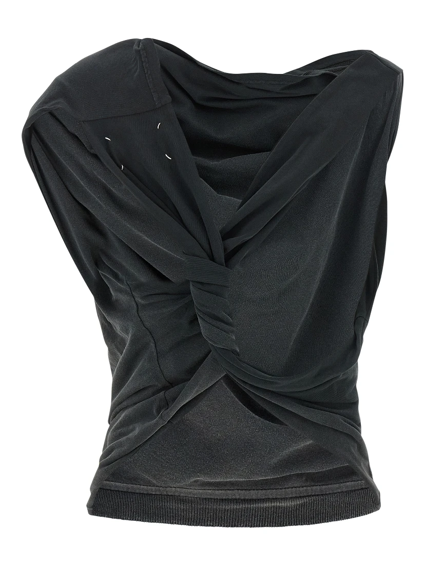 Gray Cotton Blouse