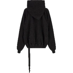 Black Cotton Sweatshirt