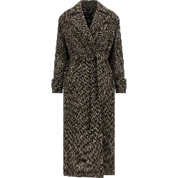 Brown Virgin Wool Coat