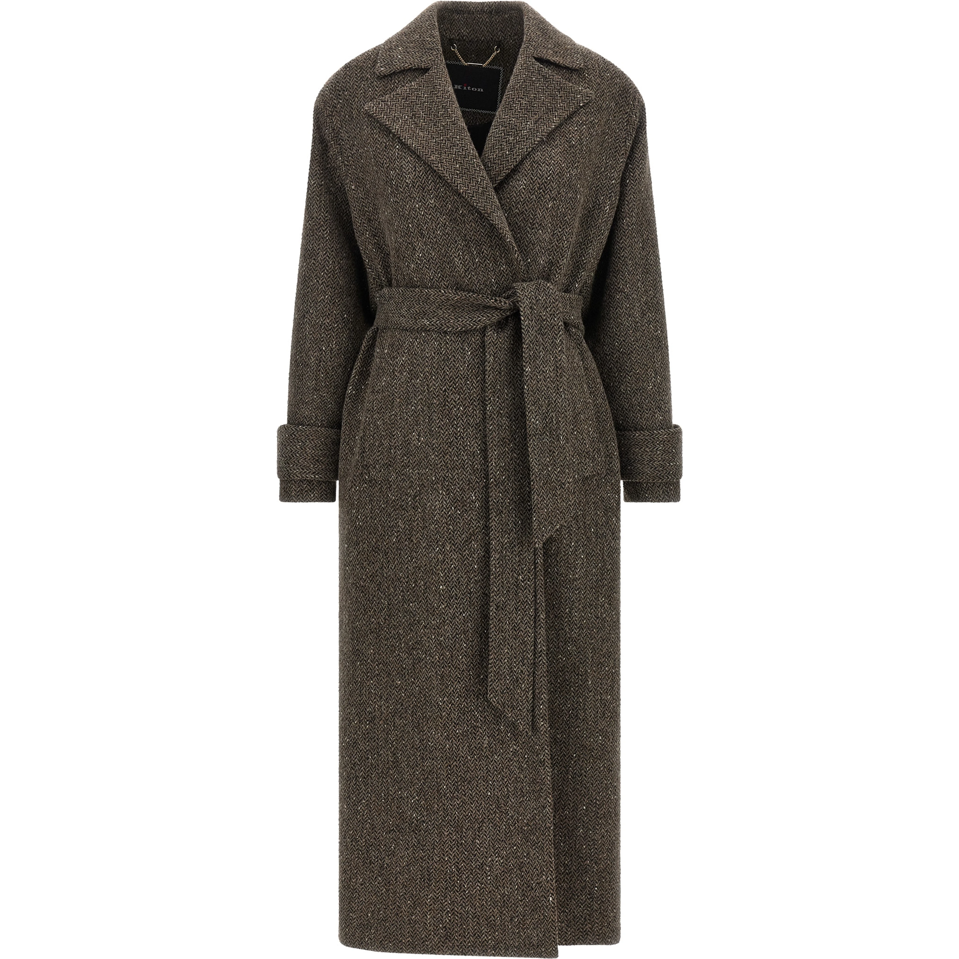 Brown Virgin Wool Coat