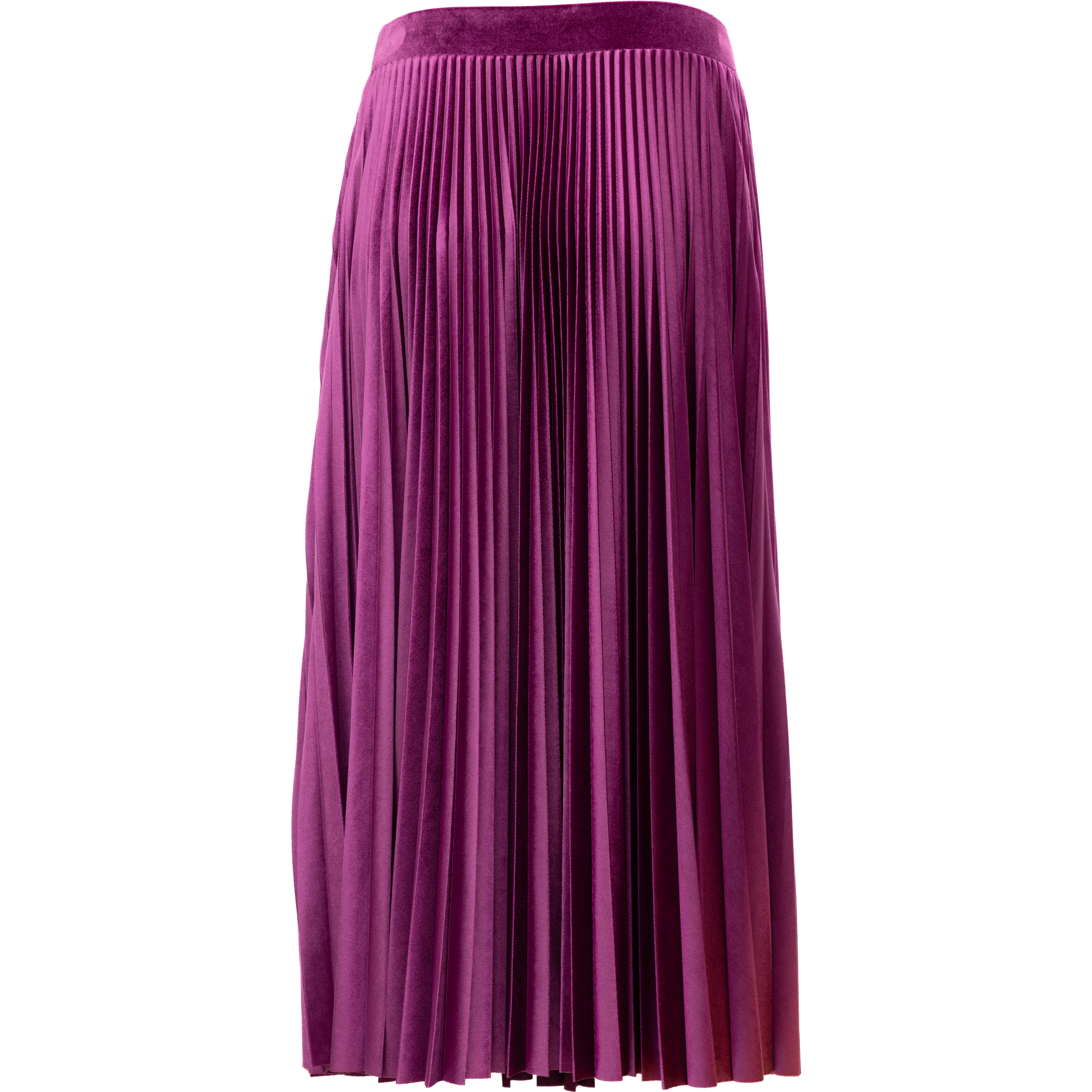 Women Purple Silk Skirt